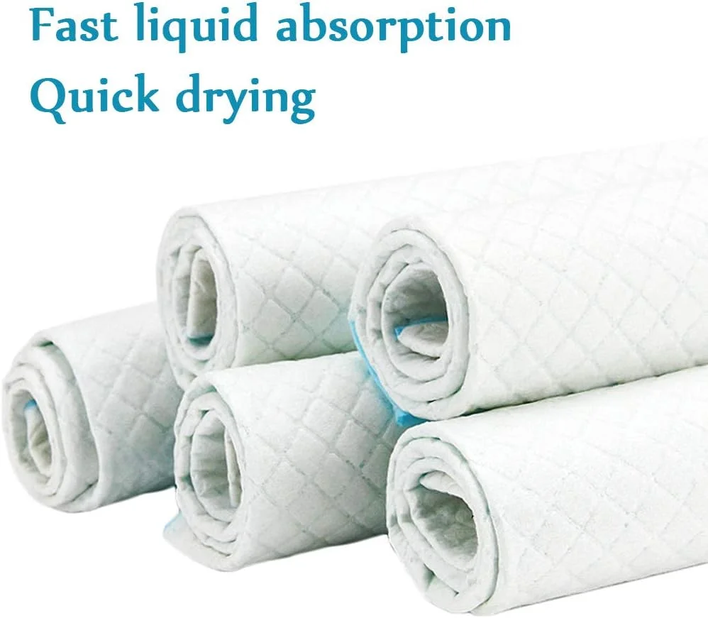 پد آموزشی ادرار سگ و توله سگ، جاذب ادرار حیوانات خانگی، پد توالت ضد لغزش و ضد نشت، پد بی اختیاری ادرار برای سگ و گربه، سفید