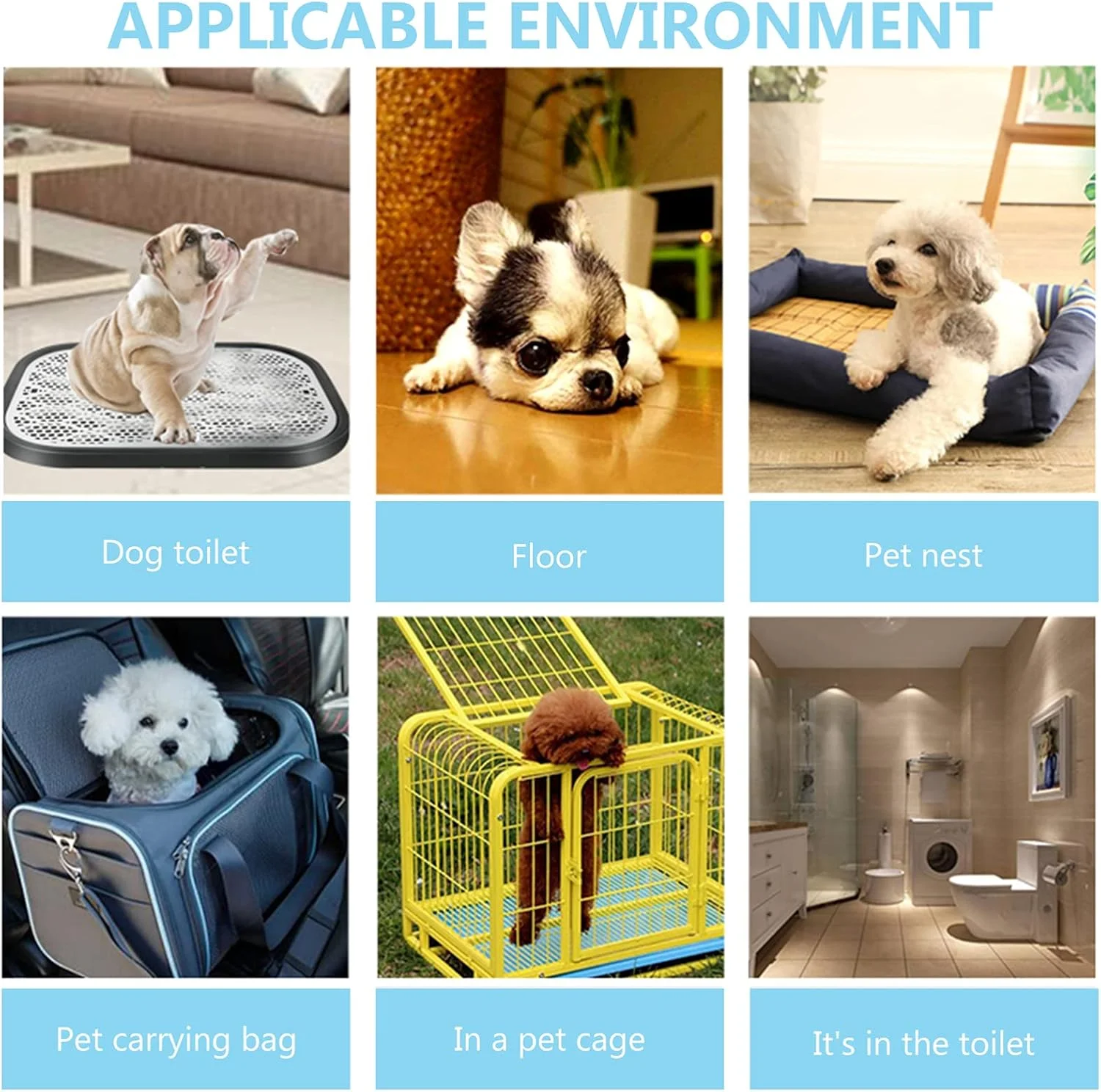 پدهای ادرار سگ، پدهای آموزش ادرار حیوانات خانگی فوق العاده جاذب لوازم حیوانات خانگی برای سگ ها، گربه ها، حیوانات کوچک رنگ تصادفی