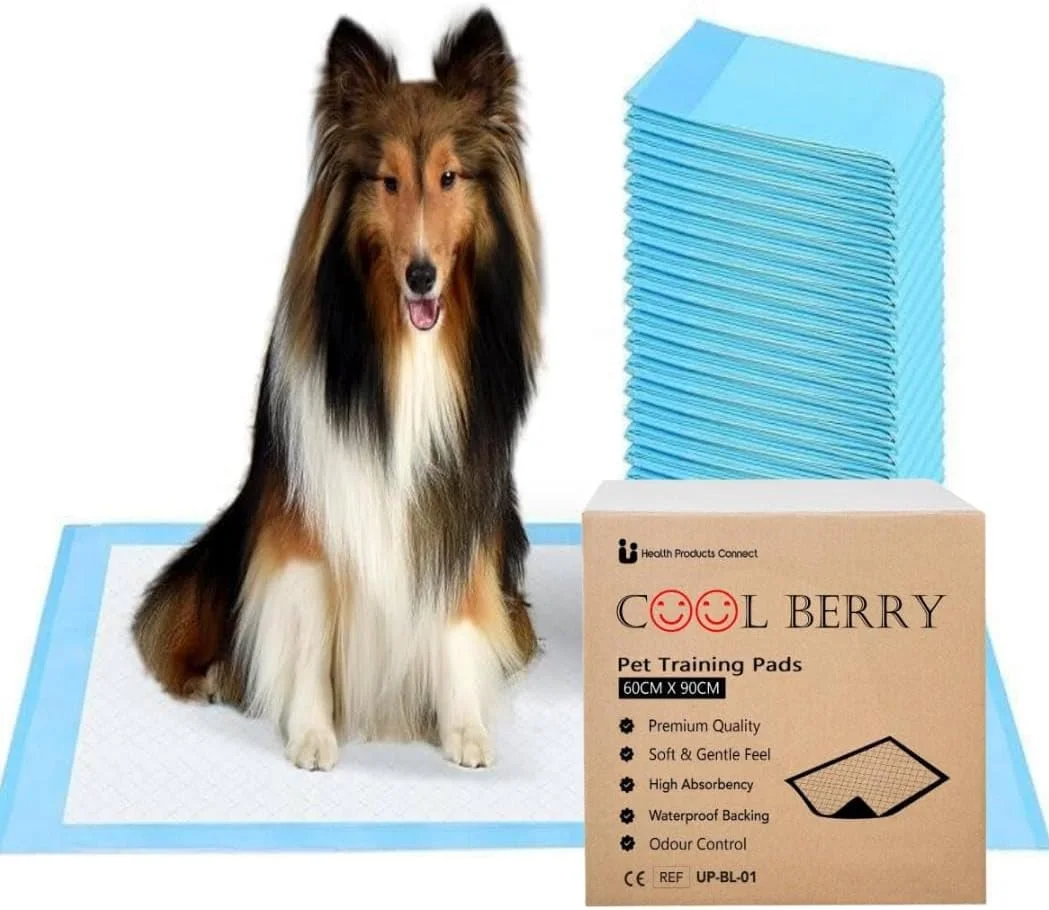 پدهای آموزشی حیوانات خانگی، پد سگ 60cm x 90cm XL فوق العاده جاذب ادرار برای سگ ها، پدهای آموزش ادرار ضد نشت برای توله سگ ها، گربه ها، خرگوش ها، پدهای حیوانات خانگی