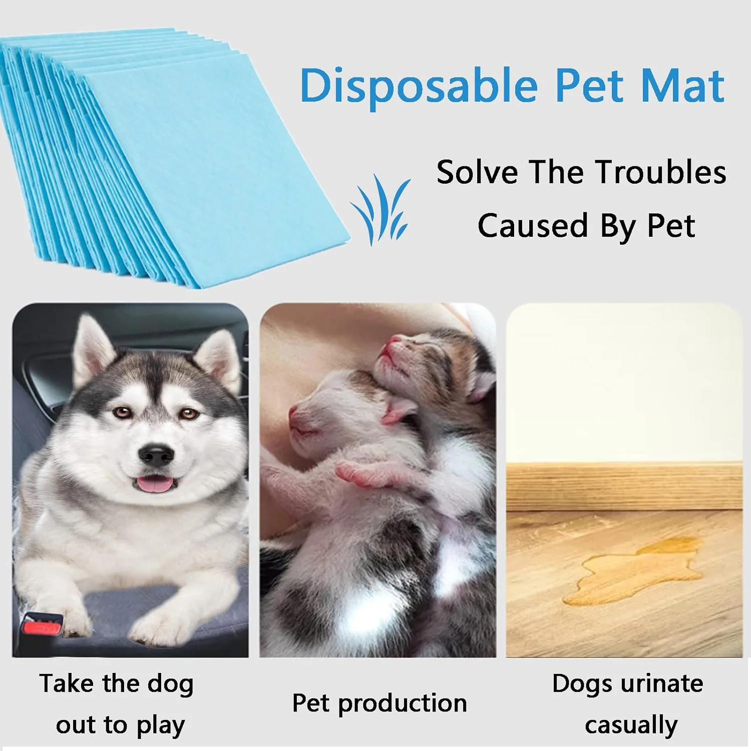 پد ادرار سگ سایز خیلی بزرگ 50 عددی، 36 در 36 اینچ، پد ادرار سگ برای آموزش، جاذب و ضد نشت و خشک شونده سریع، پد دستشویی یکبار مصرف برای آموزش سگ، گربه، خرگوش