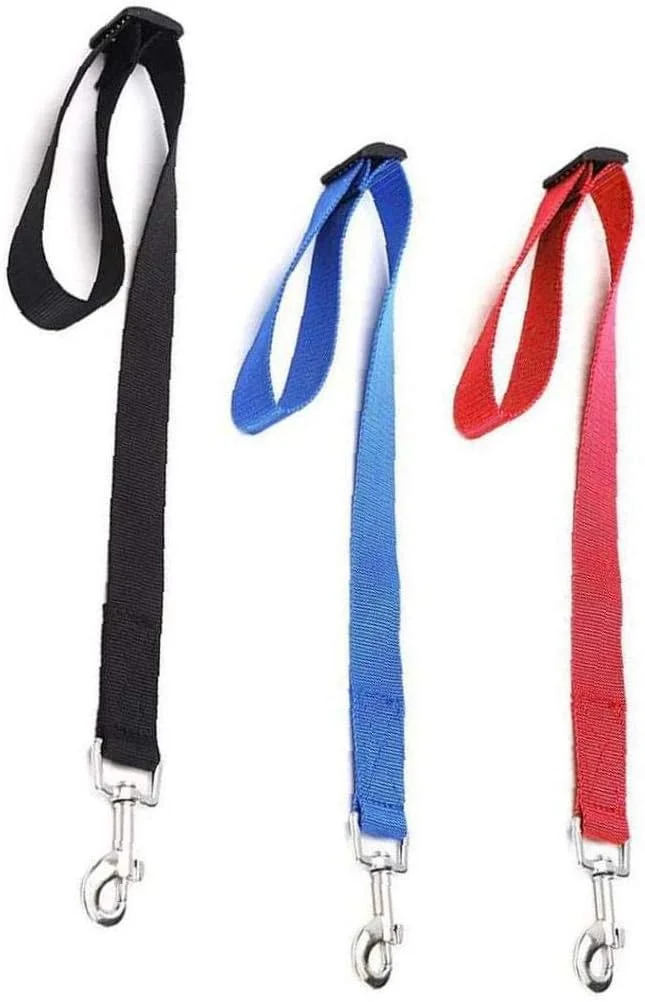 کمربند کشش حیوانات خانگی طناب سگ قابل تنظیم حلقه های D سگ نوار حمام بند شکم نظافت برای سگ ها و گربه های کوچک و متوسط قرمز