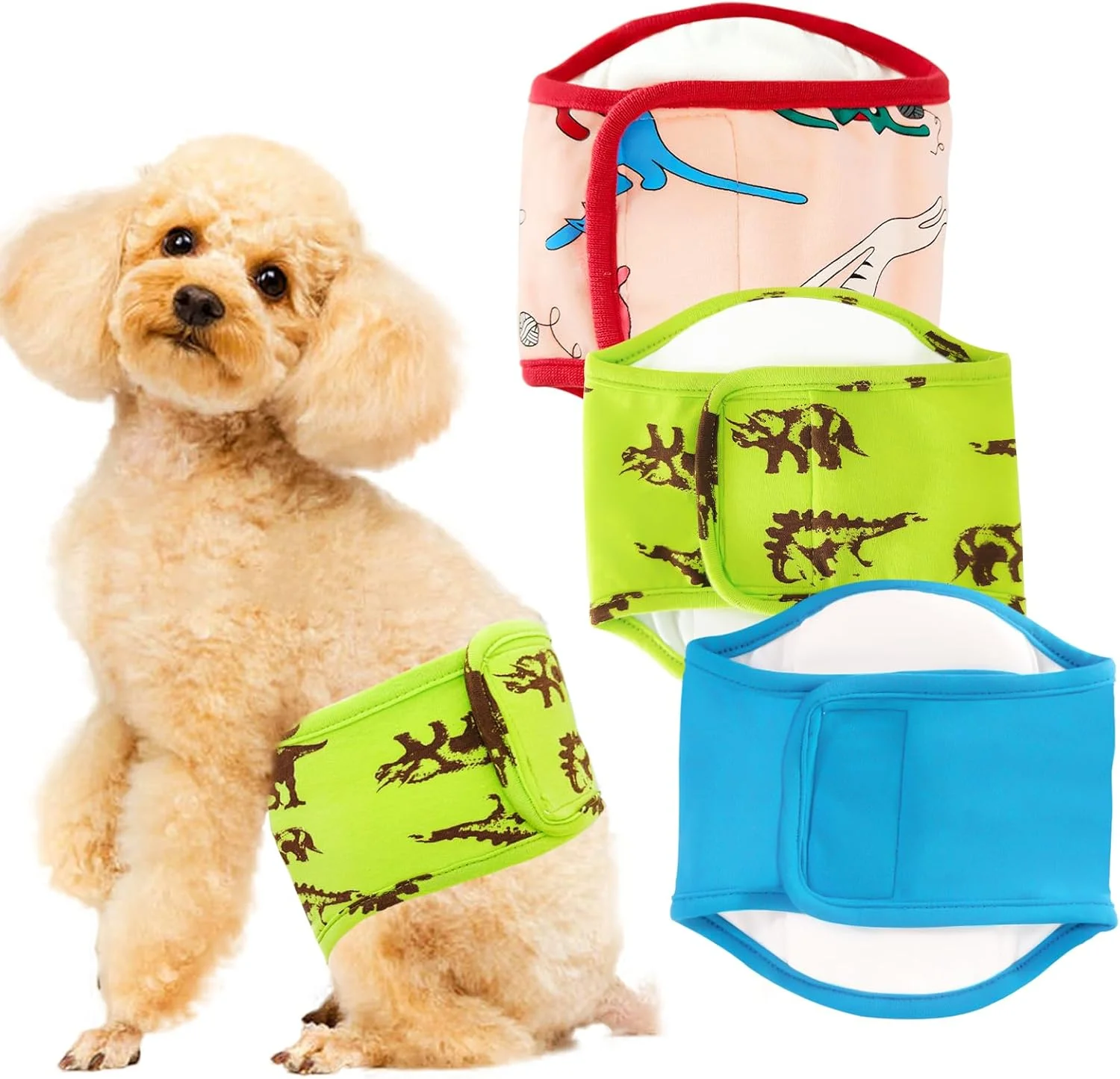 باند شکمی تاپکینز برای سگ های نر، بسته 3 عددی، پوشک سگ نر قابل شستشو و استفاده مجدد، نرم و راحت، ضد نشت با جذب بالا، برای سگ های کوچک و متوسط آموزش ندیده و دارای بی اختیاری باند شکمی تاپکینز برای سگ های نر، بسته 3 عددی، پوشک سگ نر قابل شستشو و استفاده مجدد، نرم و راحت، ضد نشت با جذب بالا، برای سگ های کوچک و متوسط آموزش ندیده و دارای بی اختیاری