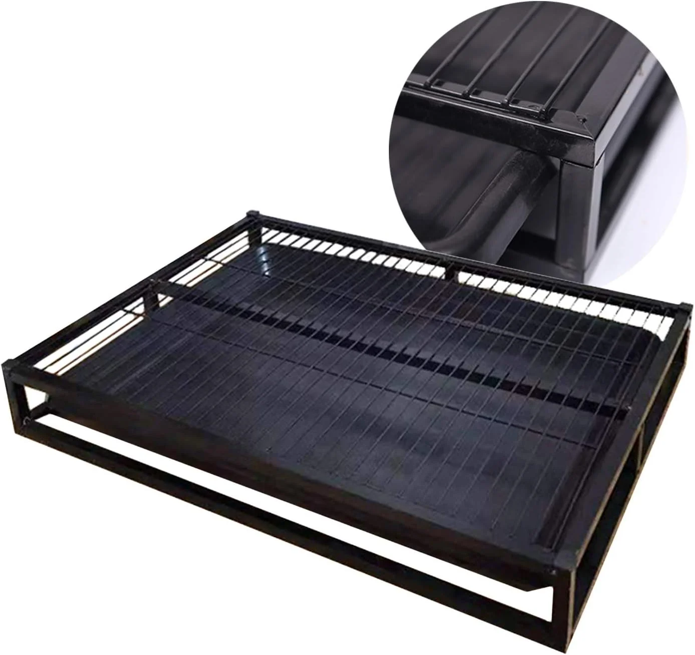 توالت سگ، ظرف مخصوص حیوانات خانگی برای داخل و خارج از منزل - سینی توالت حیوانات خانگی، نگهدارنده پد آموزشی توالت توله سگ - پدهای بستر آموزش ادرار برای سگ های سایز متوسط و کوچک، مناسب برای استفاده در باغ داخل یا خارج از منزل توالت سگ، ظرف مخصوص حیوانات خانگی برای داخل و خارج از منزل - سینی توالت حیوانات خانگی، نگهدارنده پد آموزشی توالت توله سگ - پدهای بستر آموزش ادرار برای سگ های سایز متوسط و کوچک، مناسب برای استفاده در باغ داخل یا خارج از منزل