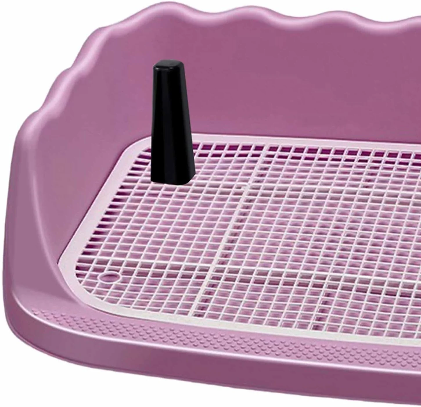 سینی دستشویی سگ، توالت سگ، سینی آموزش توالت توری برای حیوانات کوچک، خرگوش، آموزش ادرار سگ های کوچک و متوسط، صورتی سینی دستشویی سگ، توالت سگ، سینی آموزش توالت توری برای حیوانات کوچک، خرگوش، آموزش ادرار سگ های کوچک و متوسط، صورتی