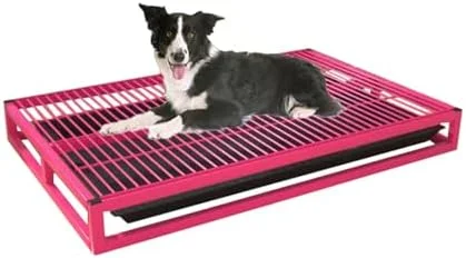 سینی آموزش توالت سگ، سینی پد آموزش توالت توله سگ و گربه در فضای داخلی و خارجی، توالت سگ قابل حمل برای سگ های کوچک و متوسط (52 سانتی متر، قرمز گل رز) سینی آموزش توالت سگ، سینی پد آموزش توالت توله سگ و گربه در فضای داخلی و خارجی، توالت سگ قابل حمل برای سگ های کوچک و متوسط (52 سانتی متر، قرمز گل رز)