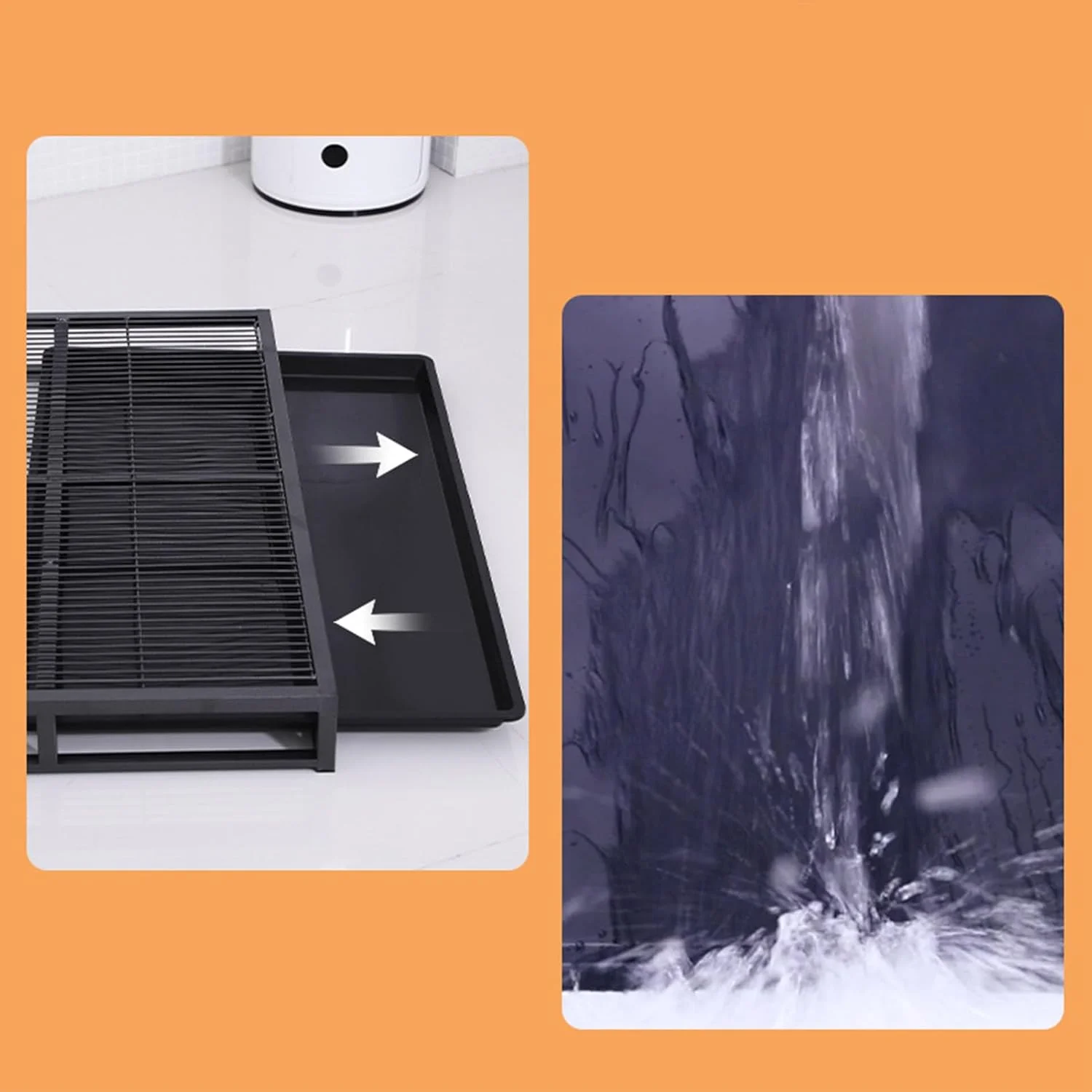 سینی توالت سگ، سینی فلزی آموزش توالت سگ، توالت آموزشی قابل استفاده مجدد برای توله سگ، نگهدارنده پد ادرار سگ برای داخل و خارج از خانه (متوسط) سینی توالت سگ، سینی فلزی آموزش توالت سگ، توالت آموزشی قابل استفاده مجدد برای توله سگ، نگهدارنده پد ادرار سگ برای داخل و خارج از خانه (متوسط)