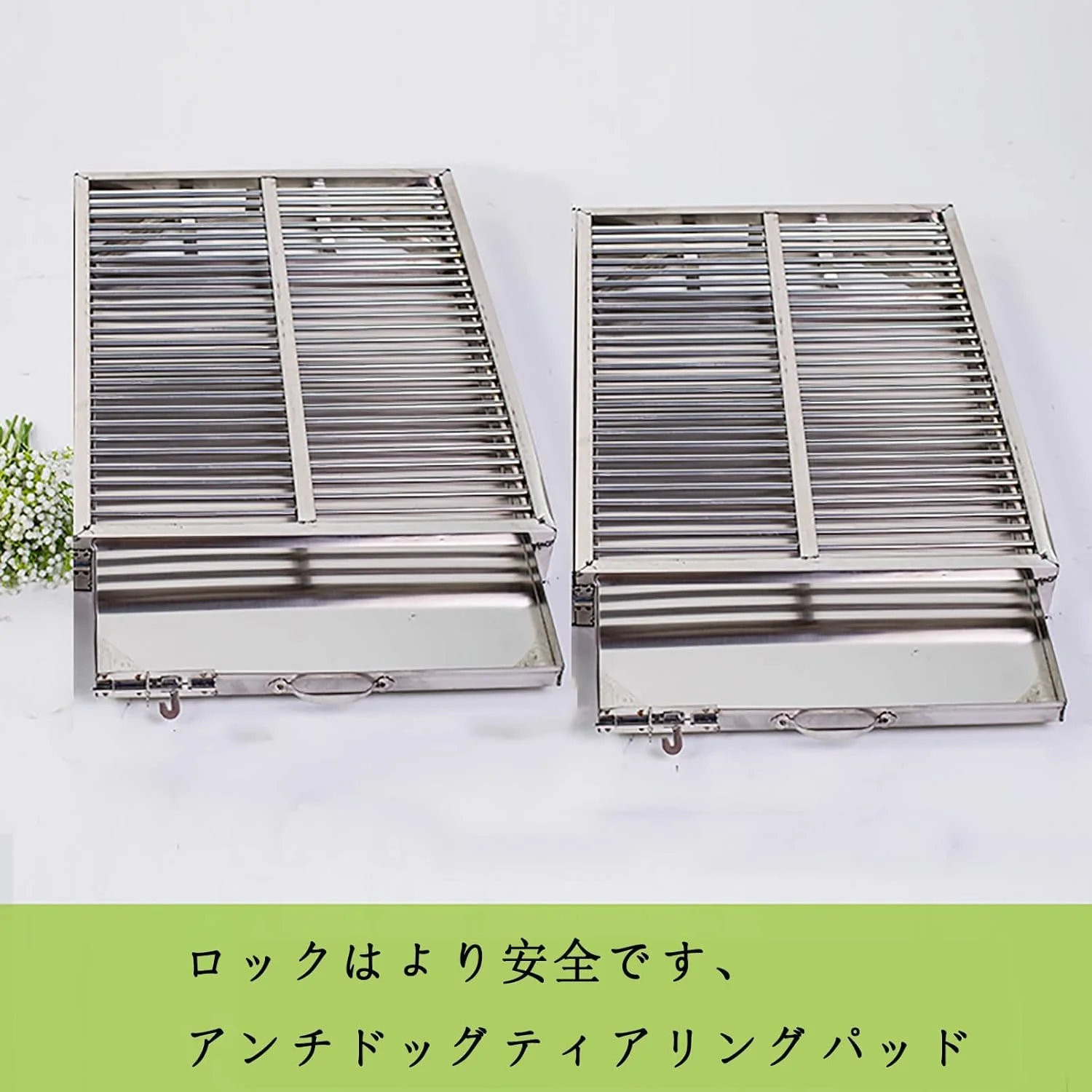 توالت سگ، توالت سگ بزرگ با قابلیت تخلیه، توالت سگ استیل ضد زنگ مناسب اتاق، سینی آموزش حیوانات خانگی، نگهداری آسان با ظرفیت زیاد و بهداشتی (اندازه: 62x42x8 سانتی متر)