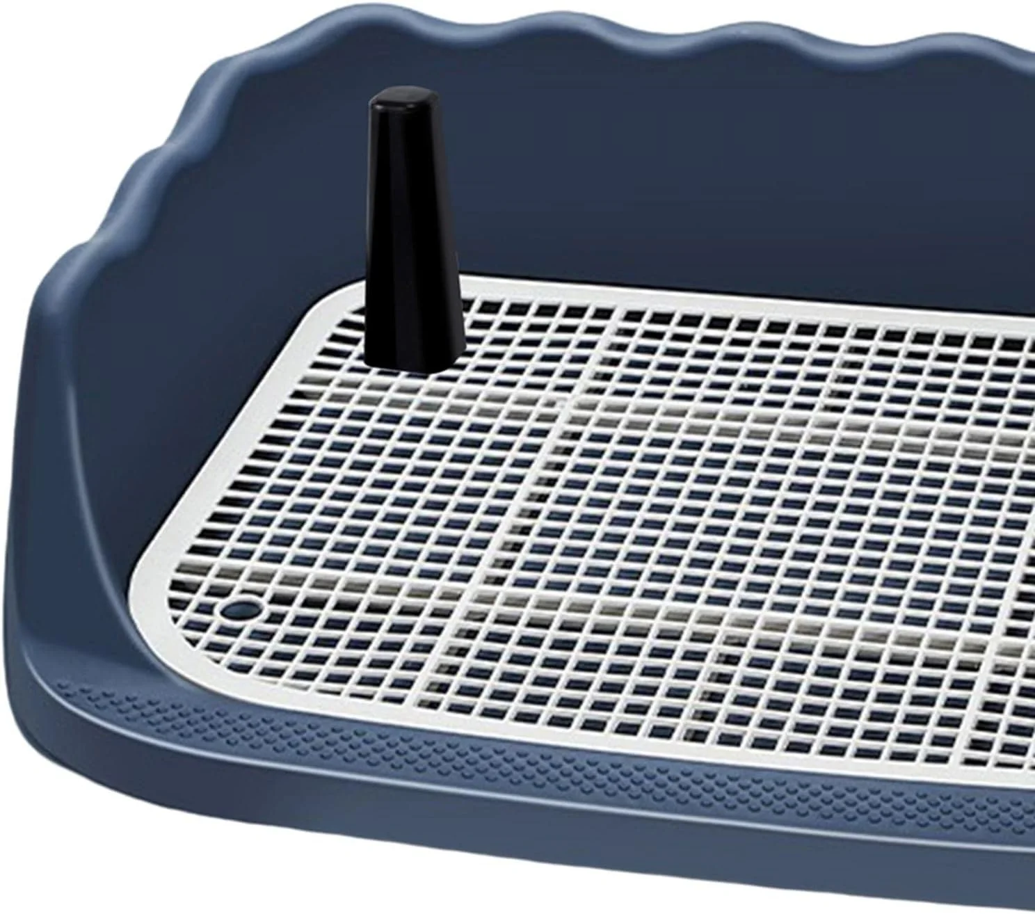 سینی توالت سگ، توالت سگ ها، سینی آموزش توالت توری برای حیوانات کوچک، خرگوش، آموزش ادرار سگ های کوچک و متوسط، آبی