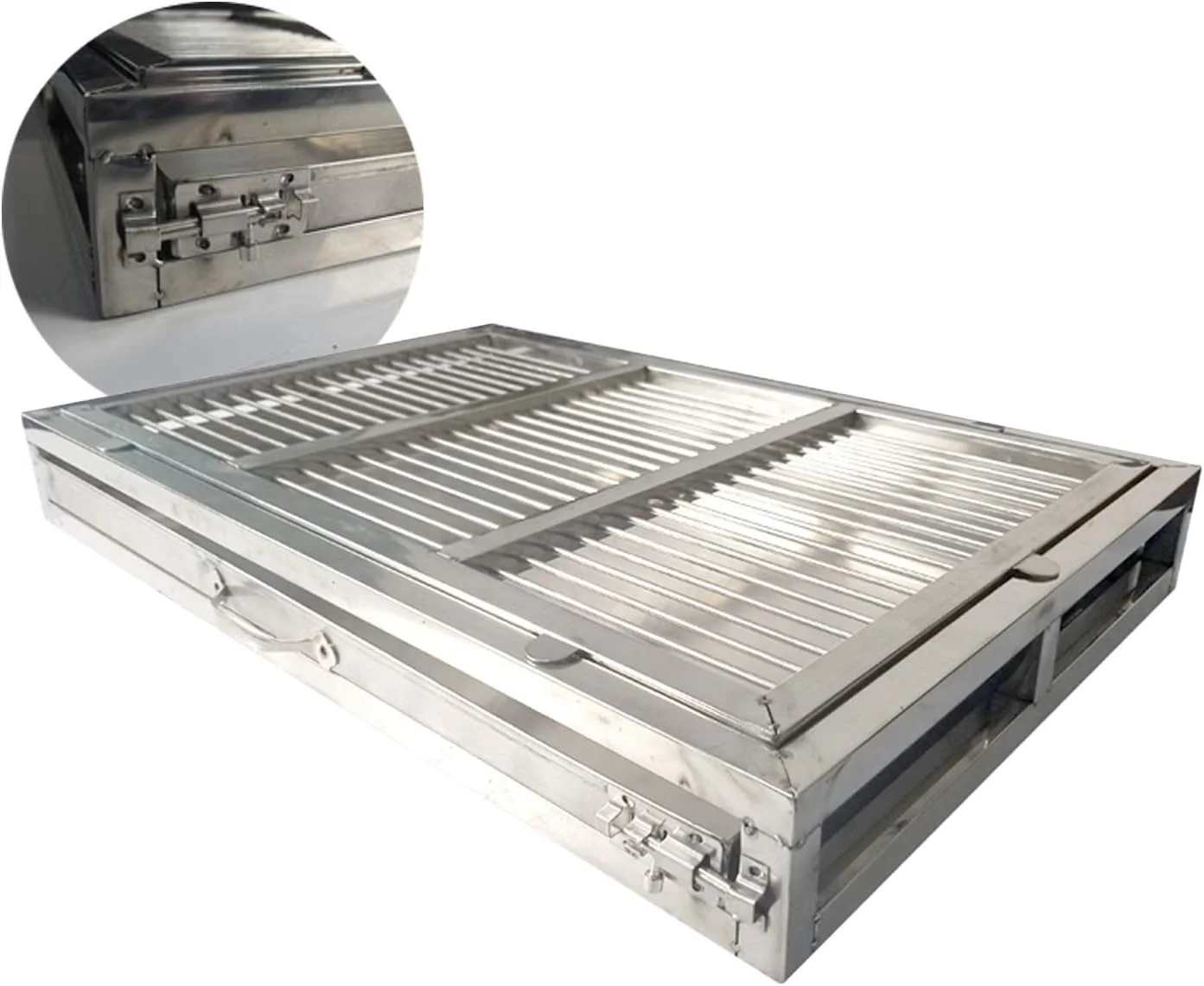 توالت سگ برای جمع آوری ادرار و مدفوع سگ های بزرگ و کوچک - سینی توالت سرپوشیده با کاربری آسان - آموزش دستشویی توله سگ، بادوام، جداشدنی، پاره نمی شود (19-48 اینچ)