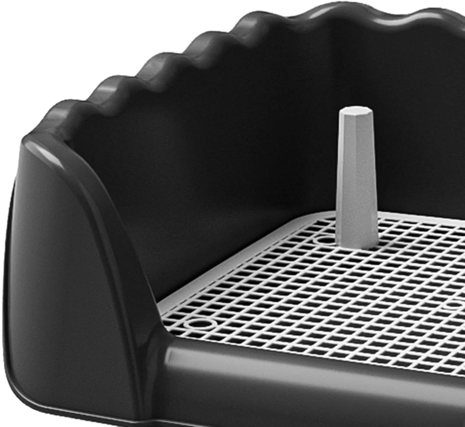 توالت سگ قابل حمل سینی آموزش توالت برای حیوانات کوچک سایر حیوانات خانگی مشکی