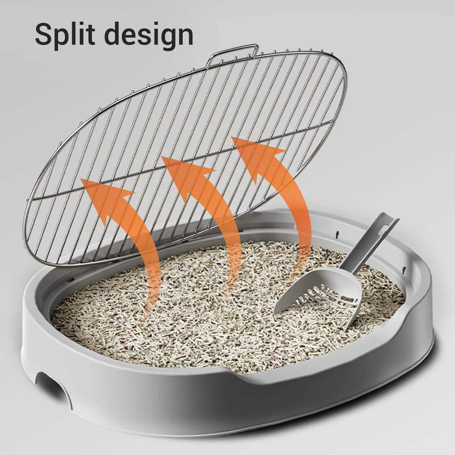 نگهدارنده پد ادرار توالت سگ، توالت توری استیل ضد زنگ PP با تمیز کردن آسان، توالت آموزش ادرار توله سگ برای سگ های کوچک و متوسط 3.3 تا 13.2 پوندی (خاکستری) نگهدارنده پد ادرار توالت سگ، توالت توری استیل ضد زنگ PP با تمیز کردن آسان، توالت آموزش ادرار توله سگ برای سگ های کوچک و متوسط 3.3 تا 13.2 پوندی (خاکستری)