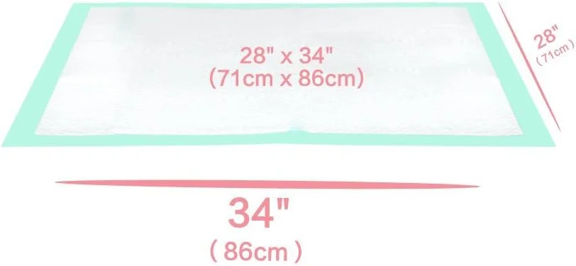 پدهای آموزشی سگ Thxpet، فوق العاده جاذب و ضد نشت، بسته 40 عددی، اندازه 71x86 سانتی متر