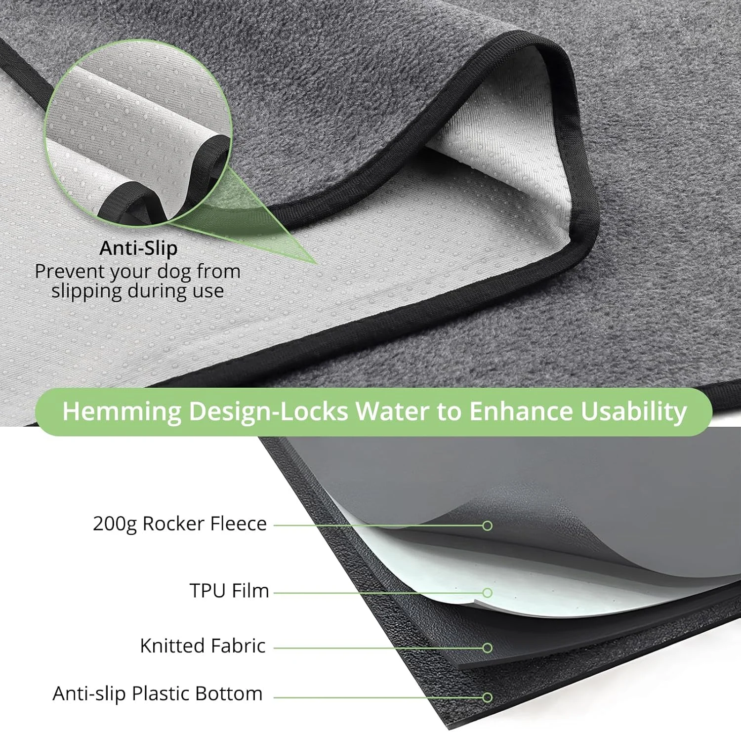 پد آموزشی سگ قابل شستشو و استفاده مجدد فوق العاده جاذب و ضد لغزش برای سگ و گربه (92*92 سانتی متر)