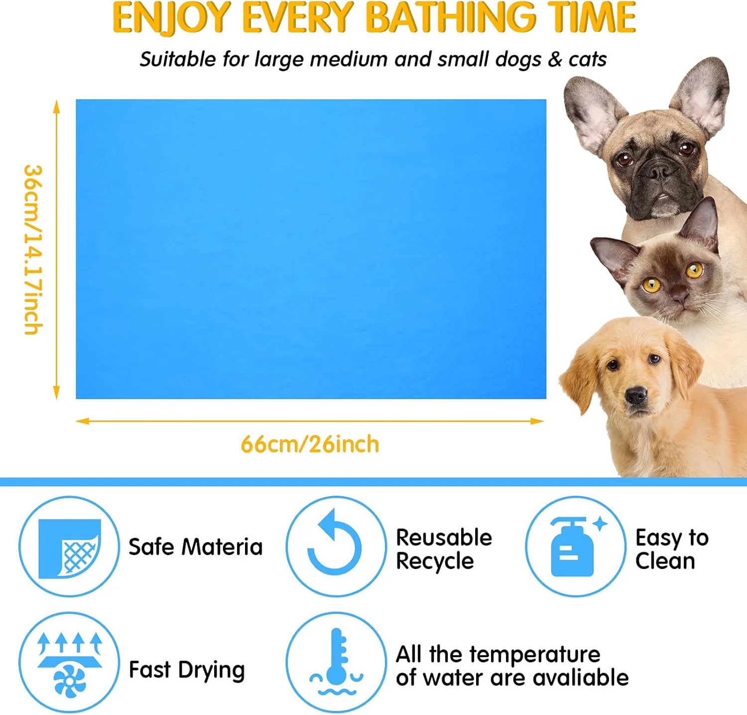 تاتو حوله حیوانات خانگی جاذب، 3 عدد، حوله حمام سگ، حوله خشک کننده سریع سگ، حوله نرم دوش حیوانات خانگی، حوله نظافت گربه، قابل شستشو در ماشین لباسشویی، مناسب برای هر اندازه حیوانات خانگی، سگ و گربه