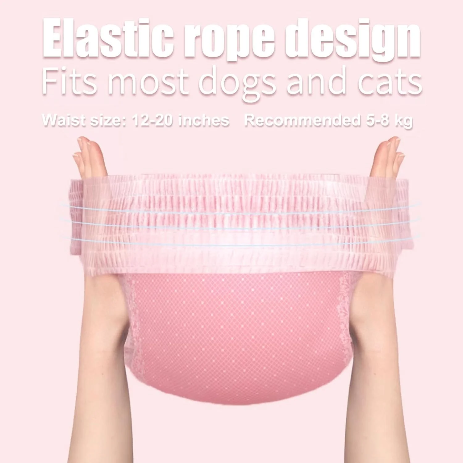 پوشک سگ ماده، 10 عدد پوشک یکبار مصرف کشسان برای سگ و گربه، سایز M ضد نشت مناسب دوران عادت ماهانه، بی اختیاری ادرار، آموزش پوشک سگ ماده، 10 عدد پوشک یکبار مصرف کشسان برای سگ و گربه، سایز M ضد نشت مناسب دوران عادت ماهانه، بی اختیاری ادرار، آموزش