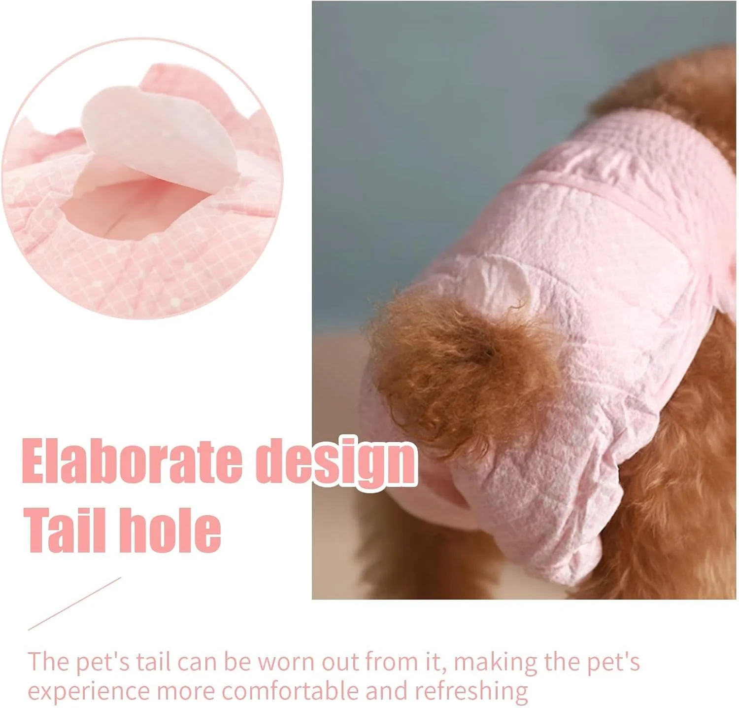 پوشک سگ ماده، 10 عدد پوشک یکبار مصرف کشسان برای سگ و گربه، سایز M ضد نشت مناسب دوران عادت ماهانه، بی اختیاری ادرار، آموزش پوشک سگ ماده، 10 عدد پوشک یکبار مصرف کشسان برای سگ و گربه، سایز M ضد نشت مناسب دوران عادت ماهانه، بی اختیاری ادرار، آموزش