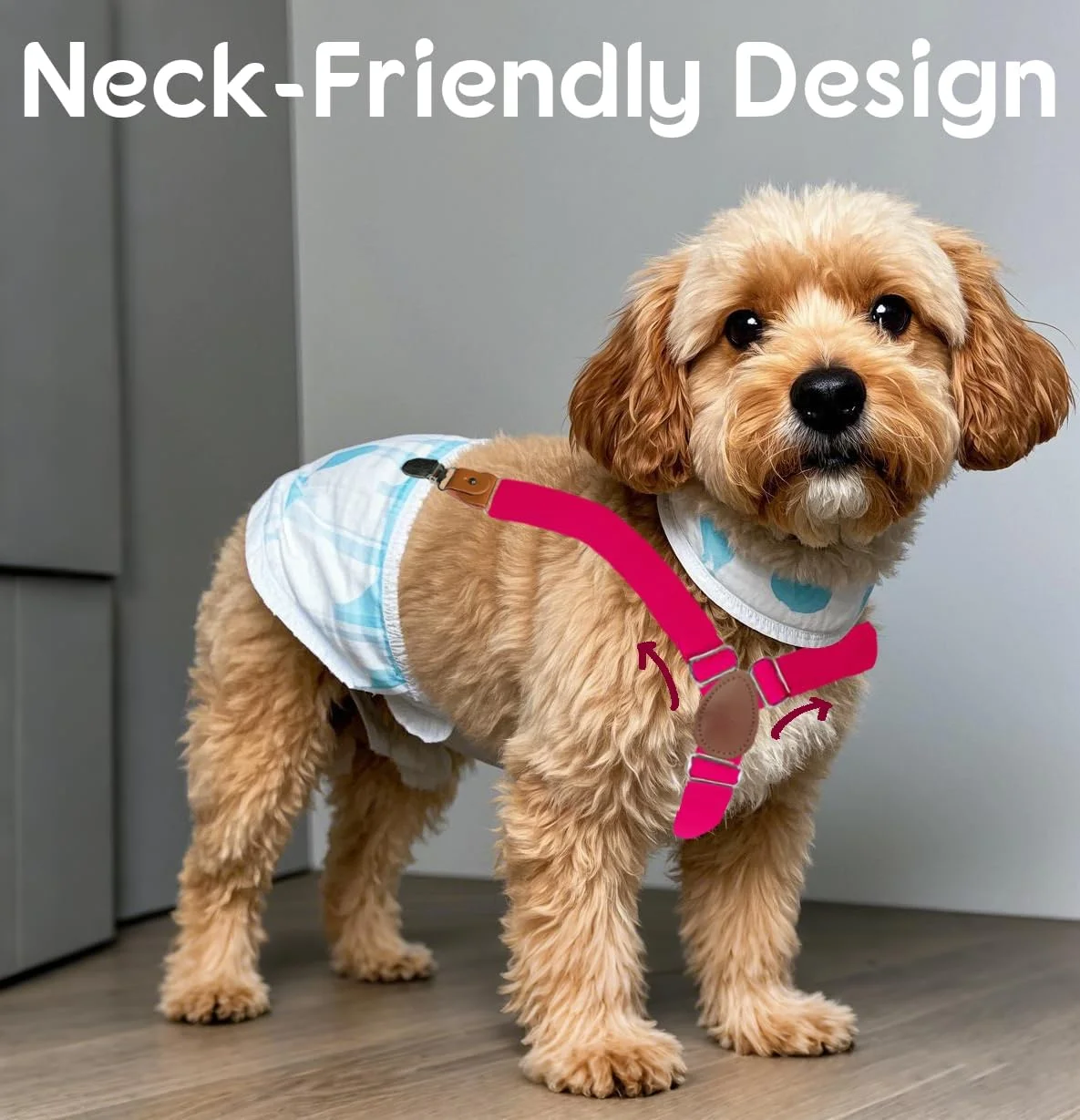 دو عدد بند نگهدارنده پوشک سگ، مناسب برای پوشک سگ ماده و شکم بند سگ نر، جلوگیری از افتادن پوشک سگ، بند پوشک برای سگ (آبی سرمه ای و صورتی، M/L) دو عدد بند نگهدارنده پوشک سگ، مناسب برای پوشک سگ ماده و شکم بند سگ نر، جلوگیری از افتادن پوشک سگ، بند پوشک برای سگ (آبی سرمه ای و صورتی، M/L)