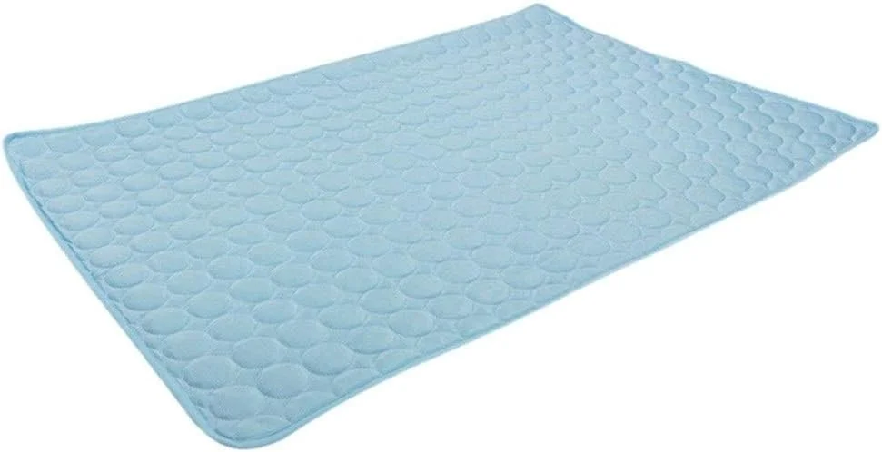 تشک خنک کننده ژلی سگ و گربه مناسب فصل گرما، غیر سمی، لوازم حیوانات خانگی Jinlyp (رنگ: آبی، سایز: L)
