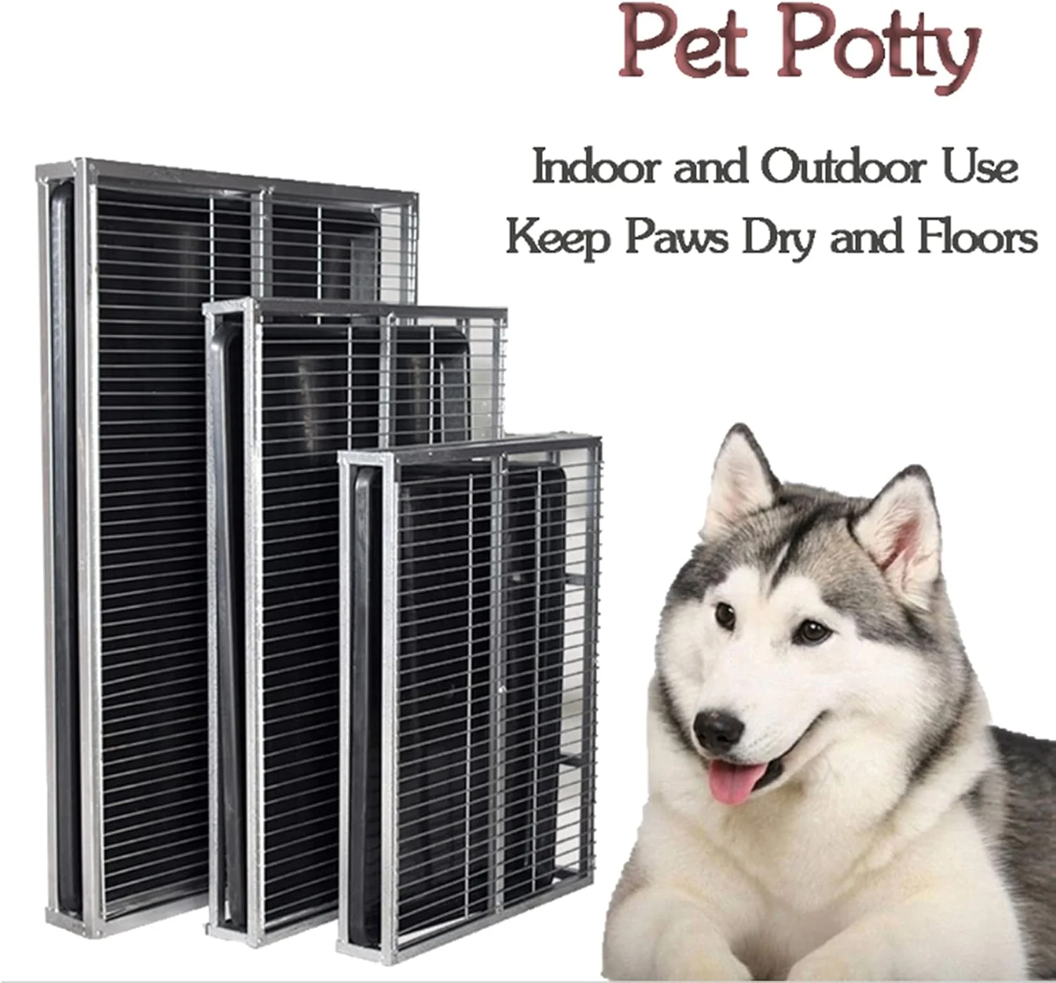 آموزش توالت حیوانات خانگی سینی توالت مقاوم سگ توالت سگ نگهدارنده پد توله سگ جعبه بستر حیوانات خانگی استفاده در حمام آپارتمان یا بالکن