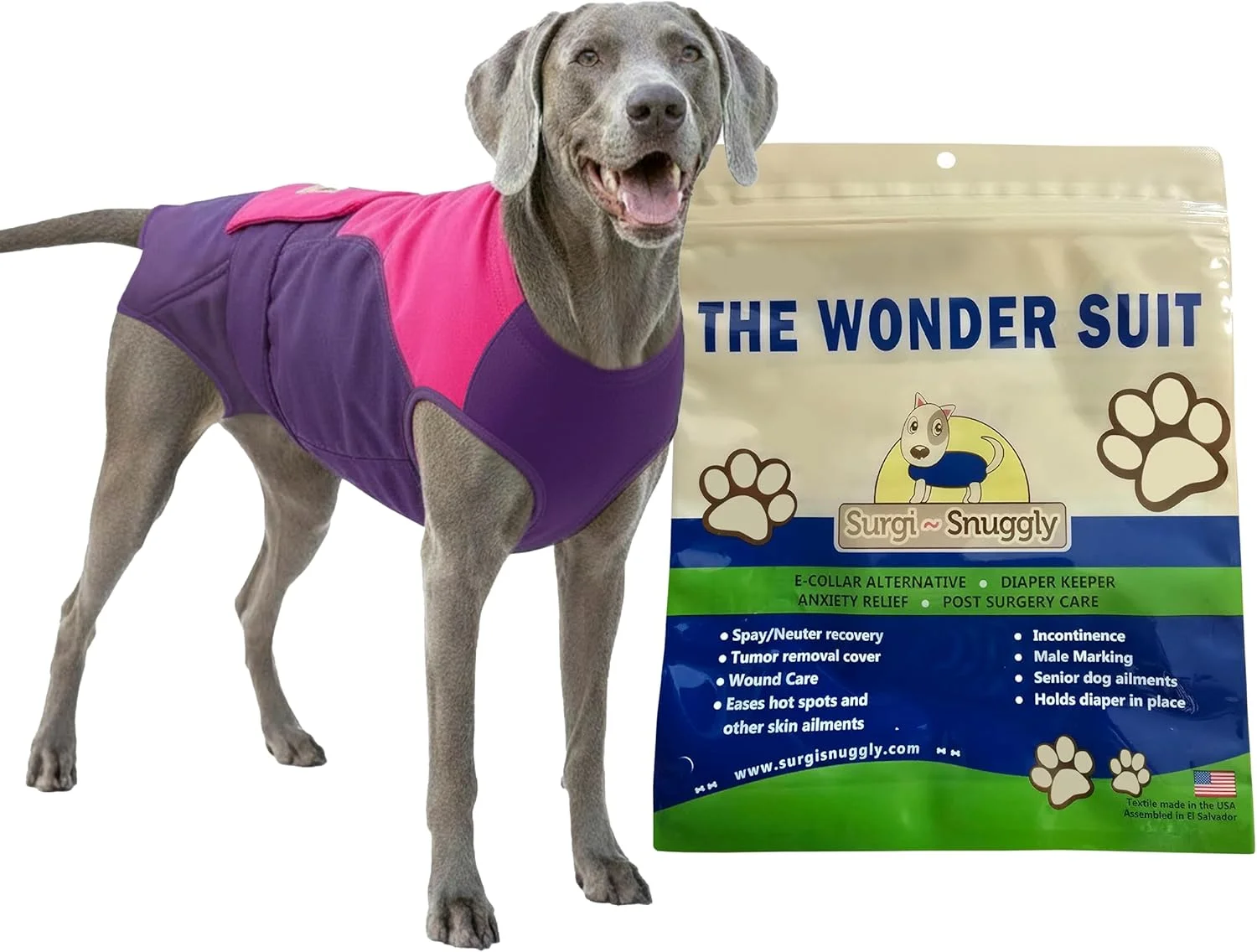 پوشک یکبار مصرف سگ، مناسب سگ های نر یا ماده - دارای طراحی دور پا برای تناسب بهتر - مناسب سایز (ML - PP)