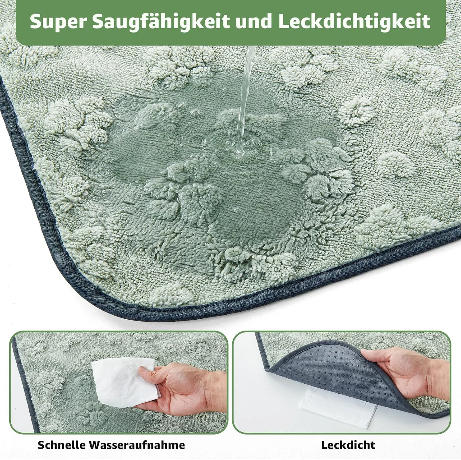 پدهای فوق العاده جاذب برای توله سگ، پدهای نرم برای سگ، پدهای ضد آب ادرار برای سگ ها و خوکچه هندی