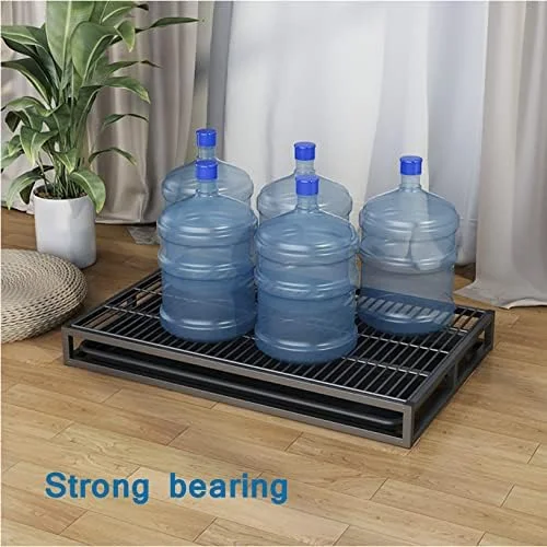 سینی فلزی مقاوم برای آموزش دستشویی سگ - جعبه بستر داخلی/خارجی برای نگهدارنده پد ادرار توله سگ، ایده آل برای آپارتمان ها، بالکن ها، ایوان ها و حمام ها (78x50x8 سانتی متر، مشکی)