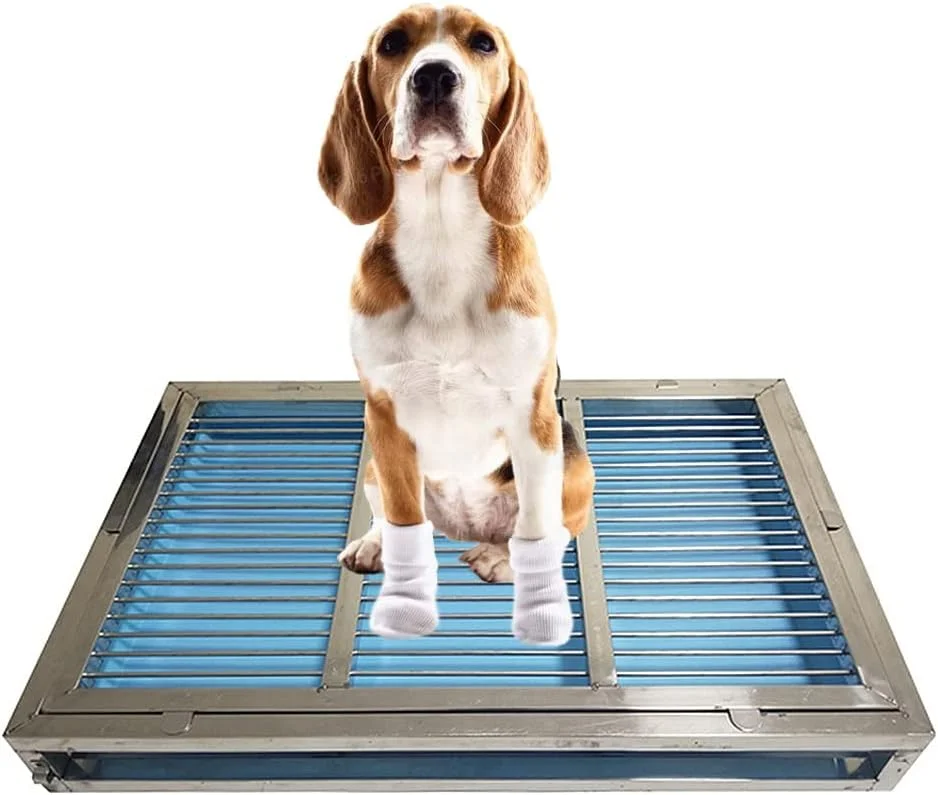 جعبه بستر سگ فلزی، آموزش دهنده دستشویی سگ، جای پد دستشویی خانگی، توالت داخلی و خارجی، سینی آموزشی استیل ضد زنگ قابل حمل، پد دستشویی سگ، تشک حمام، لوازم آموزش دستشویی سگ
