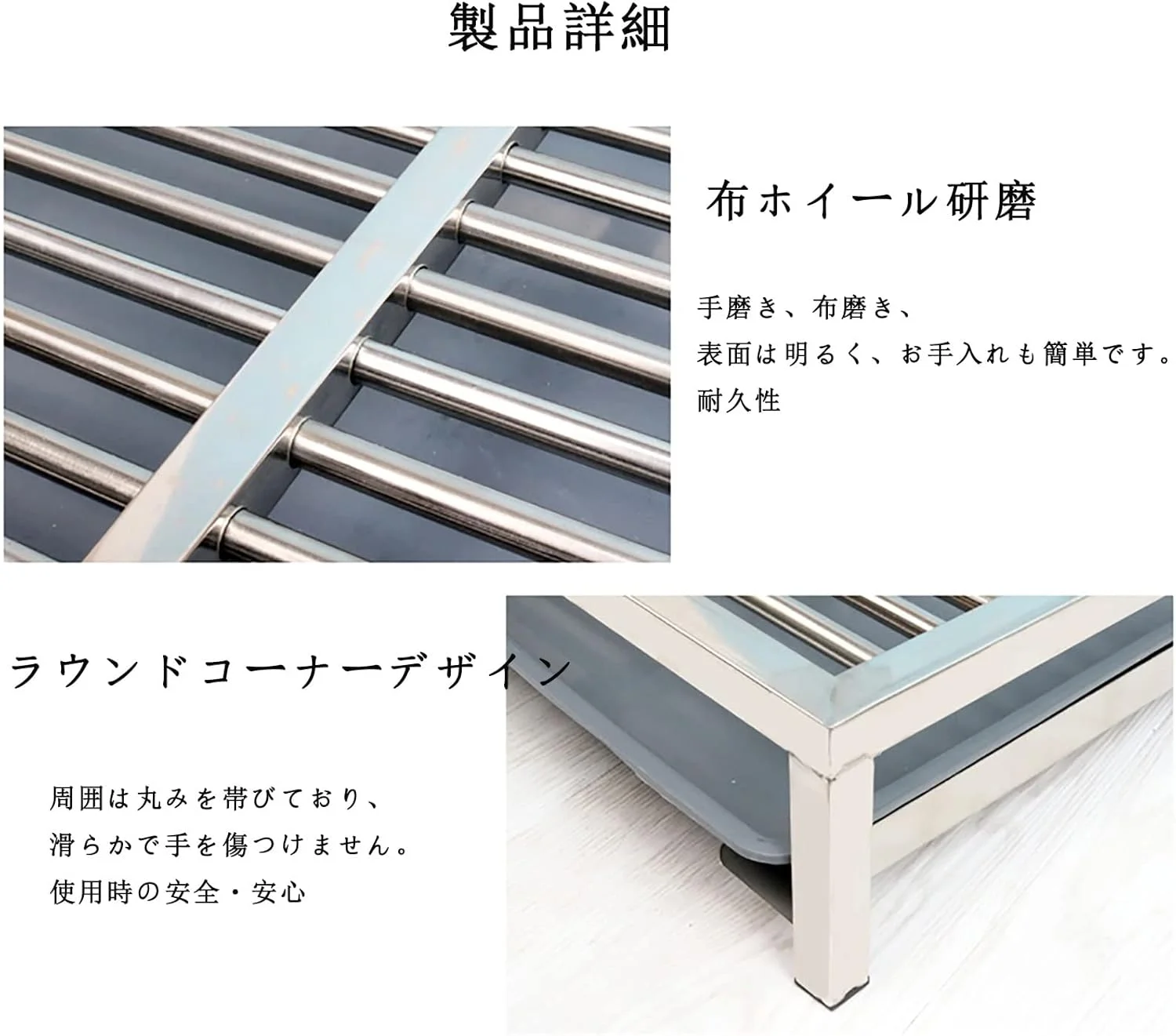 سینی توالت سگ، توالت توله سگ استیل ضد زنگ، تمیز کردن آسان توری آموزش حیوانات خانگی، پد آموزش سگ برش خارجی با پایه لاستیکی ضد لغزش (سایز: XXL(106 * 76 * 10cm))