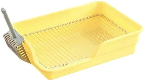 توالت سگ استیل ضد زنگ، توالت سگ توری استیل ضد زنگ، پنجه ها و کف را تمیز نگه می دارد، توالت سگ برای استفاده در محیط داخلی، فاصله خاکستری 18 میلی متر