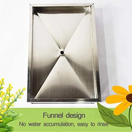 توالت سگ استیل ضد زنگ با سینی زباله قابل جابجایی - لگن آموزش ادرار بادوام برای تمیز کردن آسان و محافظت از کف