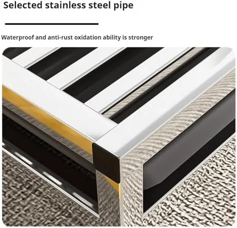 توالت حیوانات خانگی استیل ضد زنگ، سینی آموزش توالت سگ، آموزش دهنده توالت سگ با سینی کشویی (63 * 43 * 10 سانتی متر)