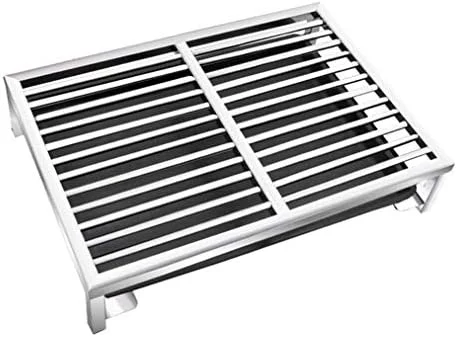 توالت سگ از جنس استیل ضد زنگ، ادرار سگ - جعبه بستر آموزش ادرار داخل خانه از جنس استیل ضد زنگ برای سگ های کوچک و متوسط، طراحی بادوام ضد گاز گرفتن، سینی با قابلیت تمیز کردن آسان