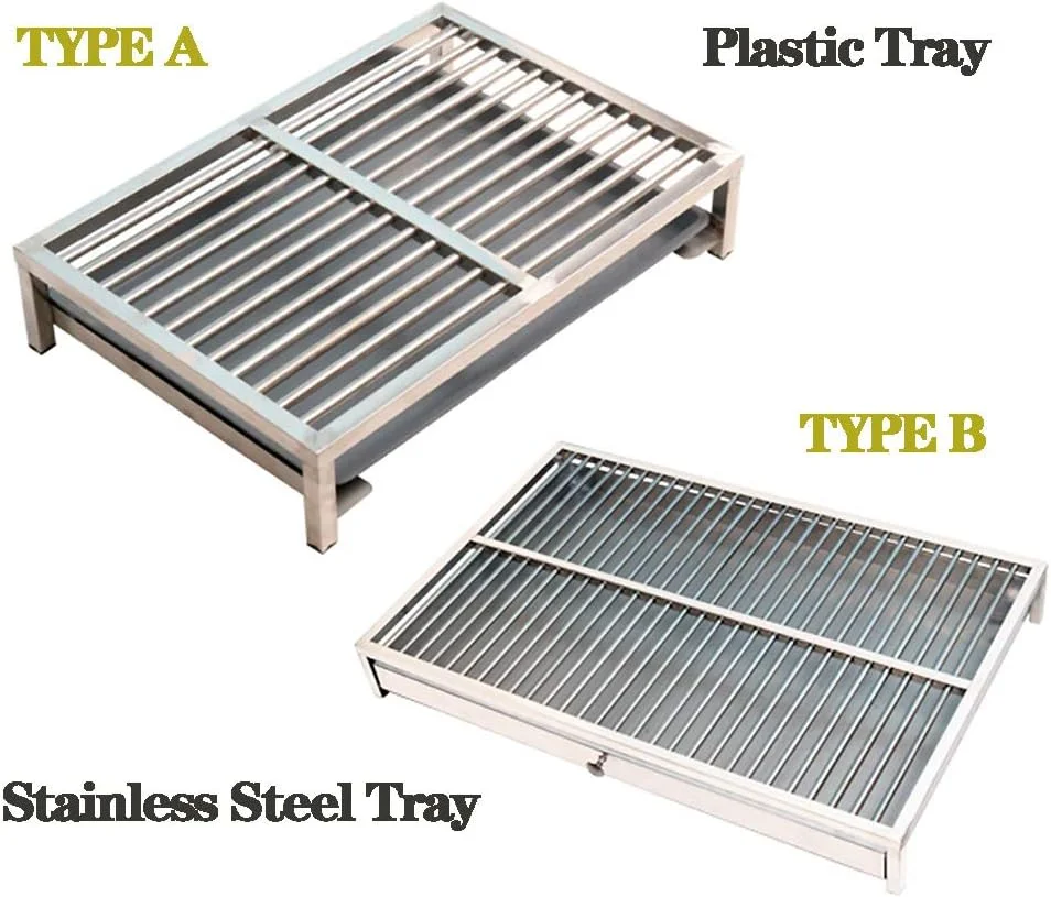 توالت سگ استیل ضد زنگ، توالت حیوانات خانگی، توالت سگ کوچک و متوسط، ادرار تدی، جعبه بستر ضد گاز گرفتن، ظرفیت بزرگ با سینی پلاستیکی/استیل ضد زنگ توالت سگ استیل ضد زنگ، توالت حیوانات خانگی، توالت سگ کوچک و متوسط، ادرار تدی، جعبه بستر ضد گاز گرفتن، ظرفیت بزرگ با سینی پلاستیکی/استیل ضد زنگ