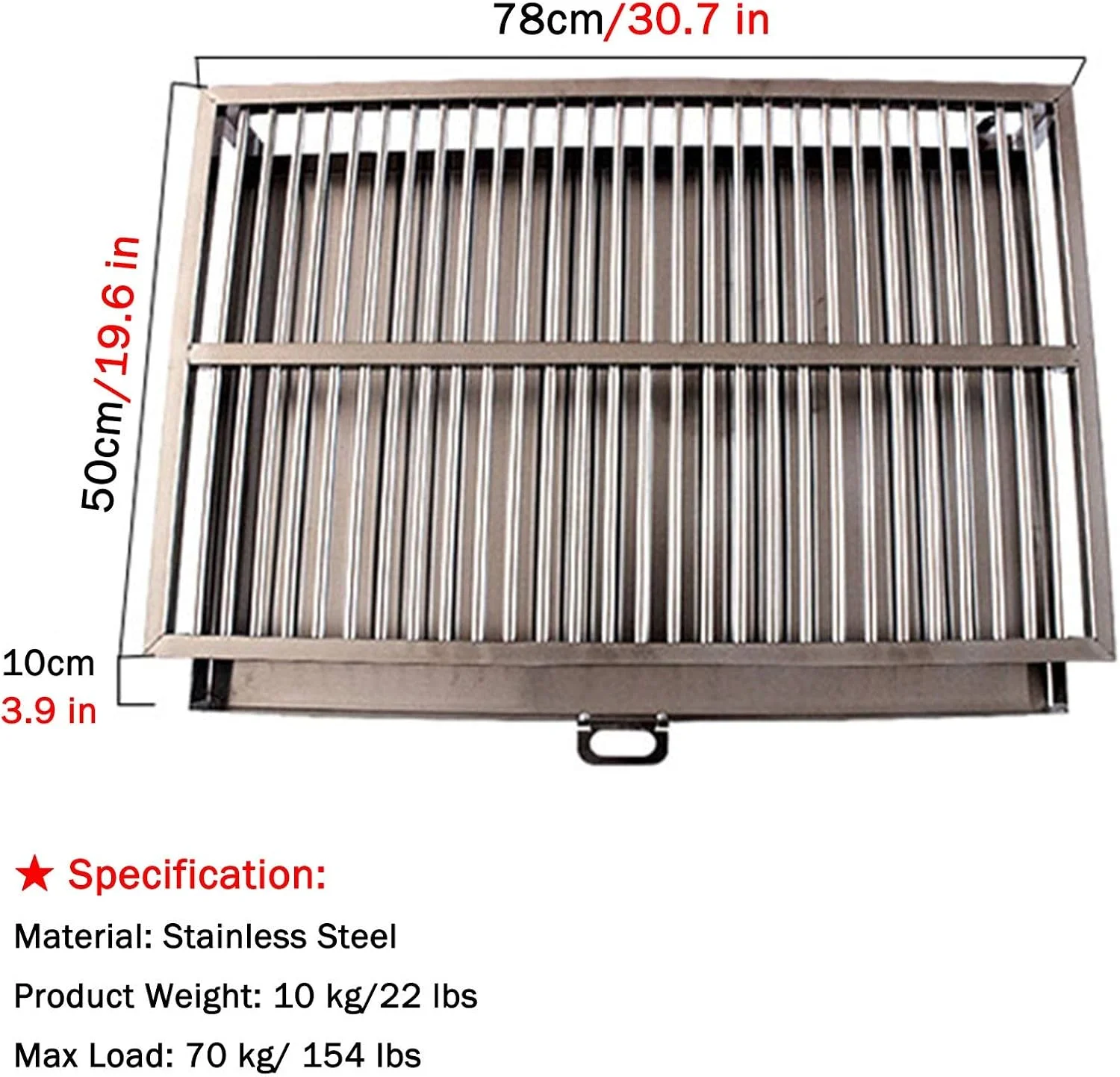 نگهدارنده پد ادرار سگ از جنس استیل ضد زنگ برای سگ های کوچک، متوسط و بزرگ - آموزش توالت سگ به سبک ژاپنی با سینی زباله قابل جابجایی (سایز: بزرگ)