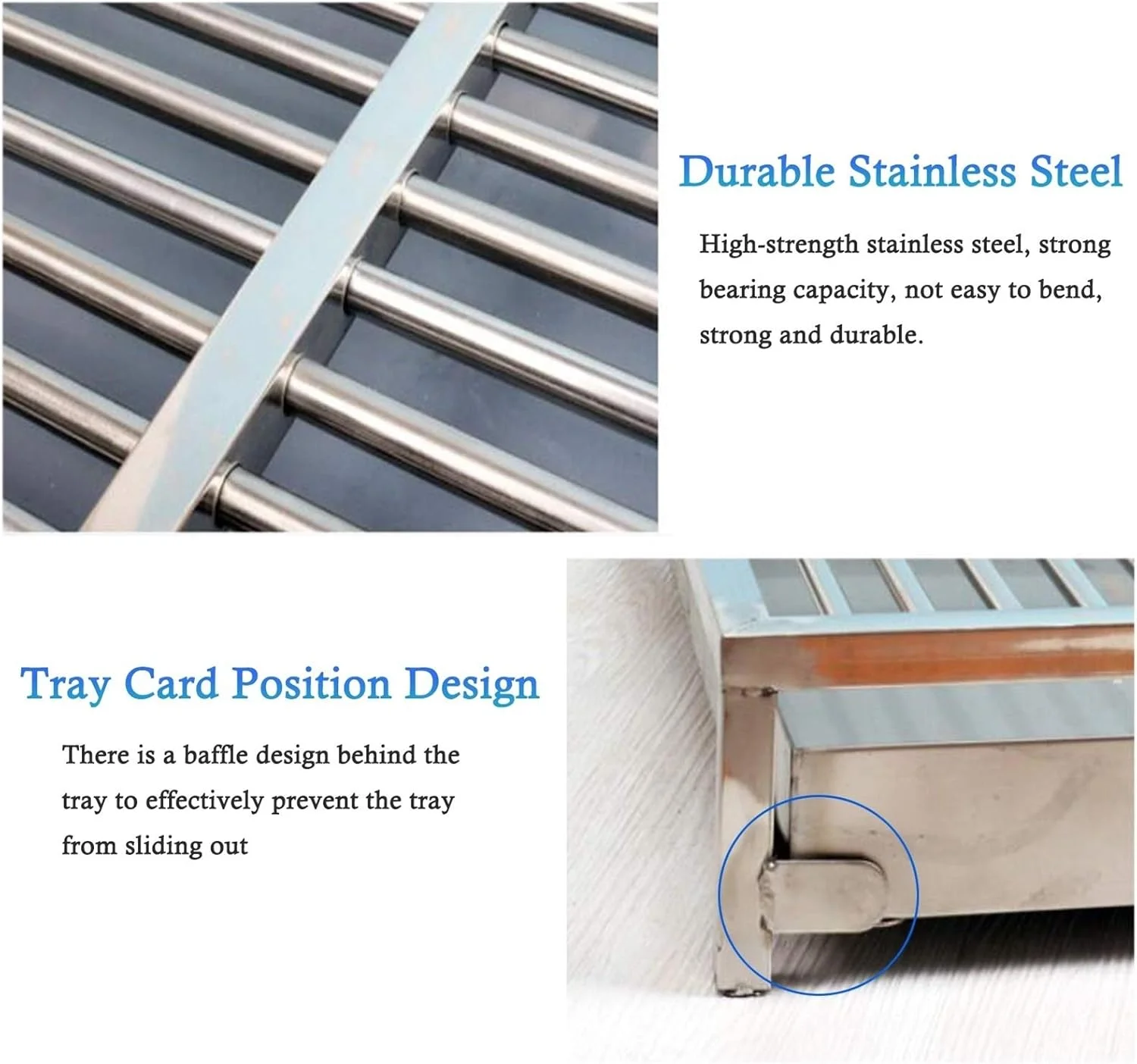 سینی آموزش ادرار سگ از جنس استیل ضد زنگ - جعبه بستر حیوانات خانگی کوچک، متوسط ​​و بزرگ - نگهدارنده پد ادرار توله سگ برای قفس سگ، پاسیو و حمام (رنگ: سینی پلاستیکی، سایز: بزرگ)