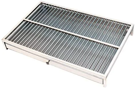 توالت سگ استیل ضد زنگ، ظرف ادرار سگ استیل ضد زنگ - توالت حیوانات خانگی برای سگ های کوچک و متوسط، ادرار شکن ضد گاز گرفتن با ظرفیت بزرگ و سینی پلاستیکی