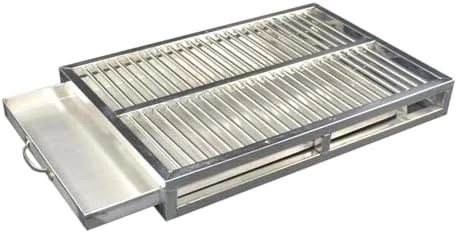 توالت سگ استیل ضد زنگ - توالت با تمیز کردن آسان برای سگ ها و توله سگ های متوسط تا بزرگ با سینی کشویی