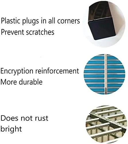 توالت سگ استیل ضد زنگ، توالت خانگی سگ، توالت آموزش حیوانات خانگی ضد لغزش داخلی، توالت حیوانات خانگی با طراحی شبکه ای با ظرفیت بزرگ استیل ضد زنگ (انتخاب های متعدد)