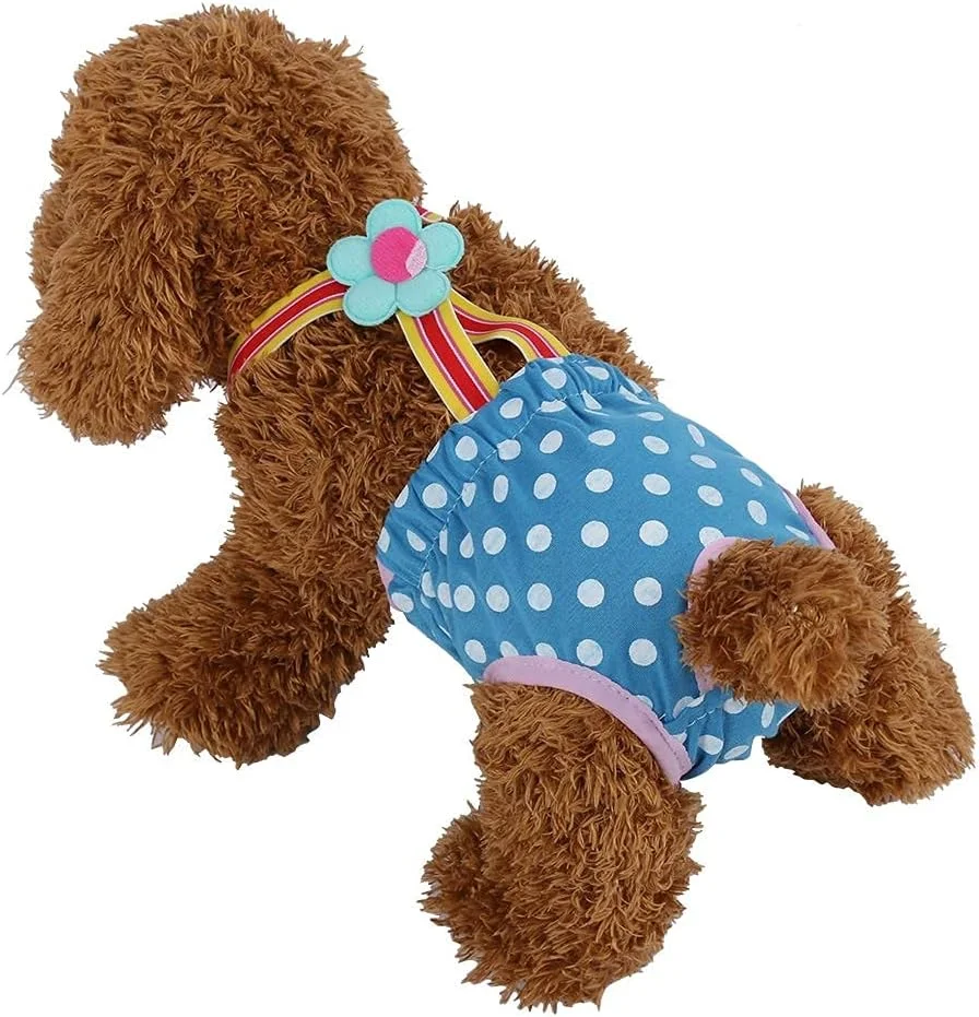 شورت بهداشتی سگ های ماده با قابلیت جذب فوق العاده، مناسب برای بی اختیاری ادرار حیوانات خانگی و سفرهای طولانی