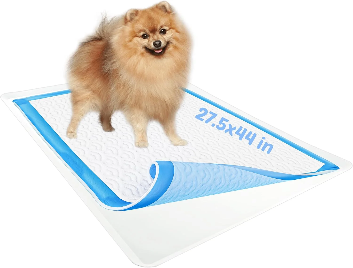 سینی نگهدارنده پد مخصوص سگ Skywin برای پدهای آموزشی 70x112 سانتی متر (سفید) - تمیز کردن و نگهداری آسان، ایده آل برای سینی دستشویی سگ - نگهدارنده پد سیلیکونی، بدون ریزش برای سگ ها