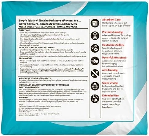 پدهای آموزشی سگ و توله سگ سایز خیلی بزرگ - بسته 10 عددی