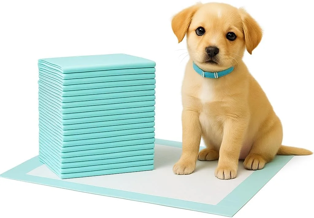 پدهای آموزشی ادرار سگ SleekAura - پد ادرار فوق العاده جاذب سگ - ضد نشت، فناوری خشک شدن سریع - ایده آل برای آموزش دستشویی، سگ های کوچک - (بسته 10 عددی) 33x45 سانتی متر