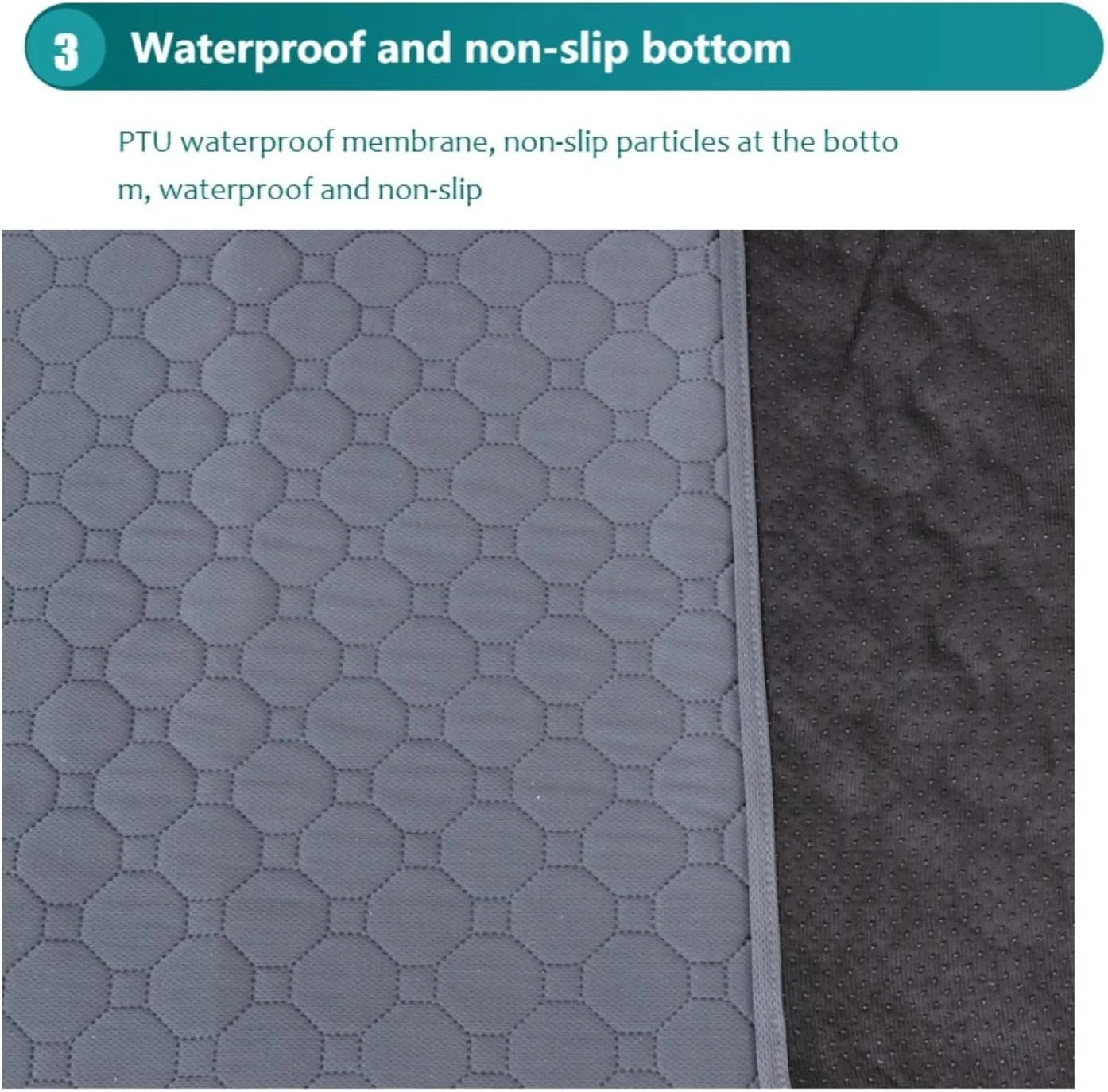 پد قابل شستشوی حیوانات خانگی SKEIDO - تشک آموزشی بادوام و قابل استفاده مجدد 60x45 سانتی متر با فناوری OdorLock 5 لایه پد قابل شستشوی حیوانات خانگی SKEIDO - تشک آموزشی بادوام و قابل استفاده مجدد 60x45 سانتی متر با فناوری OdorLock 5 لایه