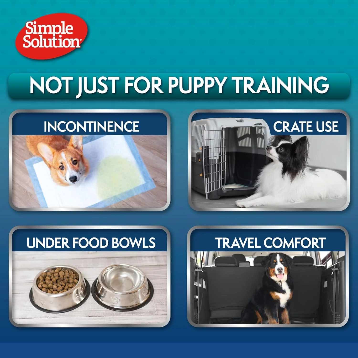 پدهای آموزشی سگ و توله سگ با کیفیت عالی، سفید، بسته 100 عددی