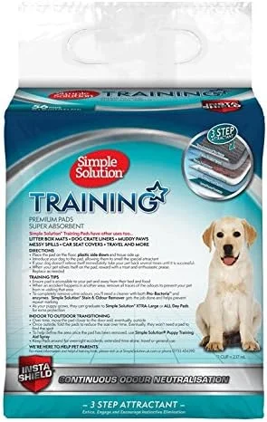 پدهای آموزشی سگ و توله سگ با جذب بالا، سفید، بسته 56 عددی