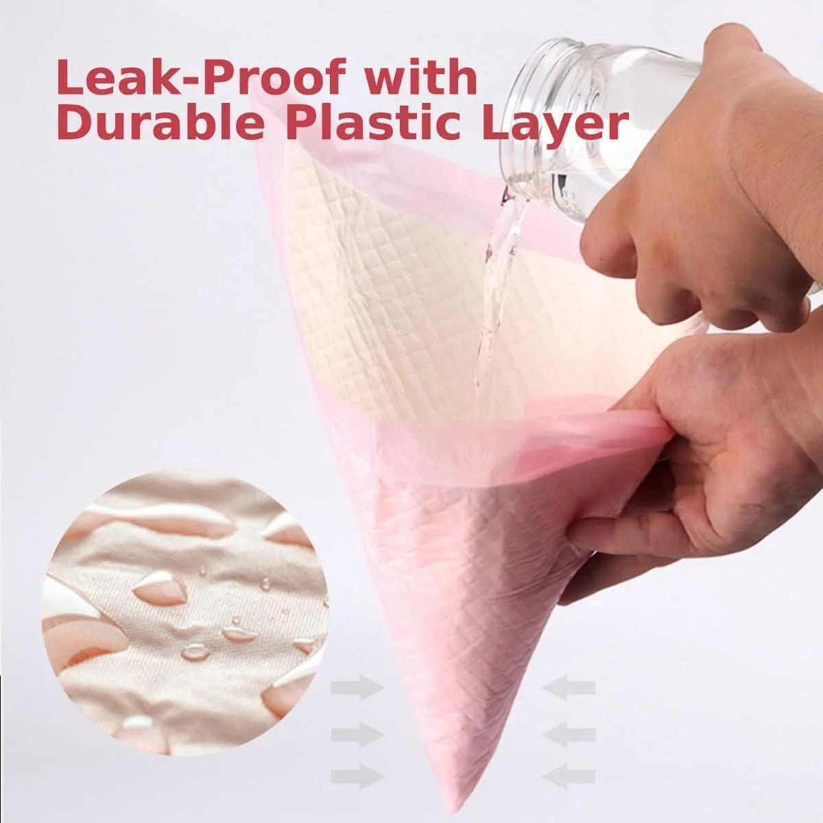 پدهای آموزشی حیوانات خانگی Silk Route - پد ادرار یکبار مصرف برای سگ، توله سگ، گربه، خرگوش و سایر حیوانات خانگی، خشک شدن سریع، بدون نشتی، فوق العاده جاذب، 45x30 سانتی متر، سایز کوچک - 100 عدد، صورتی