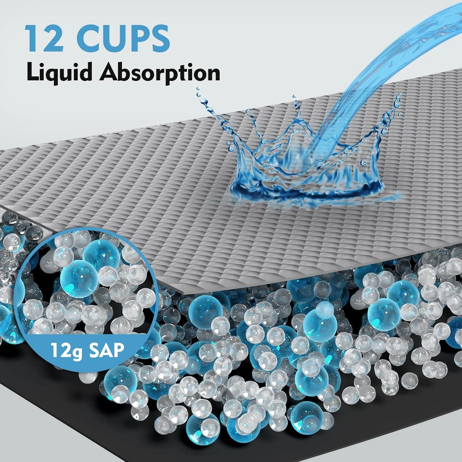 پدهای ادرار یکبار مصرف زغالی برای سگ ها، 91x91 سانتی متر، 30 عدد