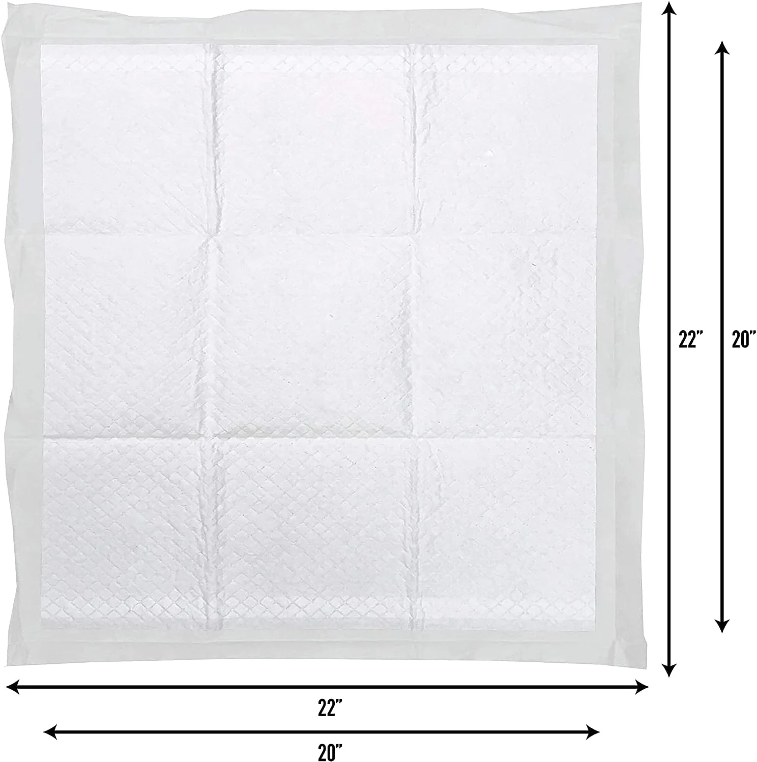 پدهای مخصوص سگ و گربه رویال - ژل فوری، فوق العاده جاذب، مقاوم در برابر پارگی - پدهای آموزشی ادرار سگ - پدهای آموزشی حیوانات خانگی - خنثی کننده بو با محافظت در برابر نشت برای توله سگ ها (50 عدد (55.88 سانتی متر در 55.88 سانتی متر))