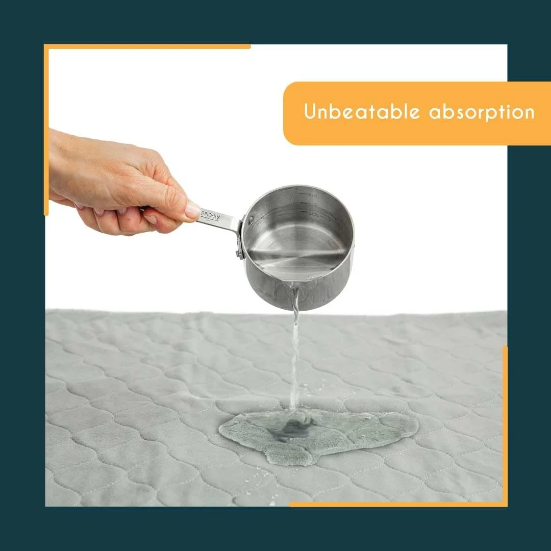 پدهای قابل شستشو سگ و توله سگ راکت اند رکس. پدهای ضد آب و قابل استفاده مجدد برای آموزش حیوانات خانگی. بسته 2 عددی. ضد نشت و جاذب. مناسب برای زایمان، بی اختیاری، مسافرت، شب ادراری، محافظ تشک.