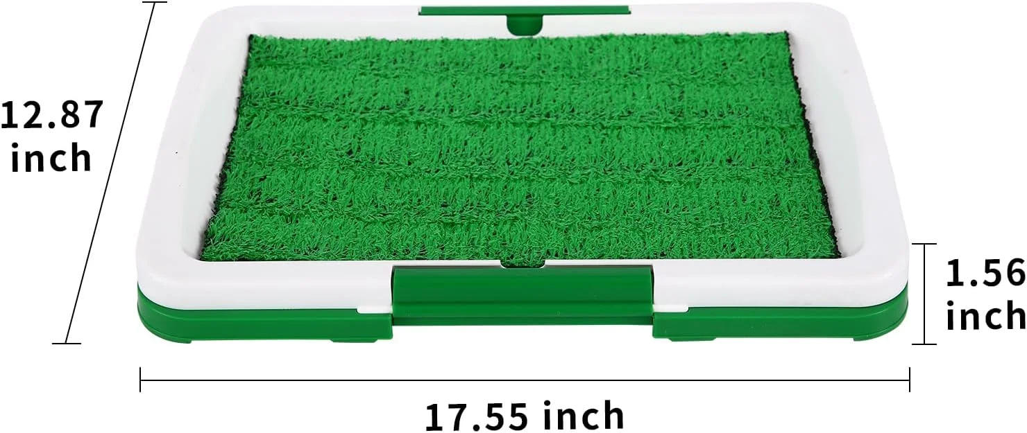 پد چمن مصنوعی برای آموزش ادرار سگ، سایز 32.5 در 44.5 سانتی متر، سه لایه، لوازم آموزش دستشویی سگ پد چمن مصنوعی برای آموزش ادرار سگ، سایز 32.5 در 44.5 سانتی متر، سه لایه، لوازم آموزش دستشویی سگ
